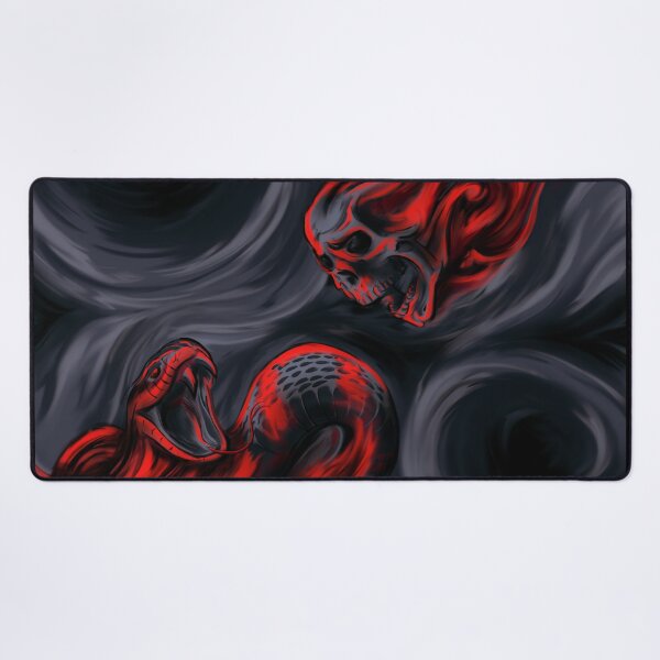 Item preview, Skull & Snake (red) designed and sold by FattoAMano.