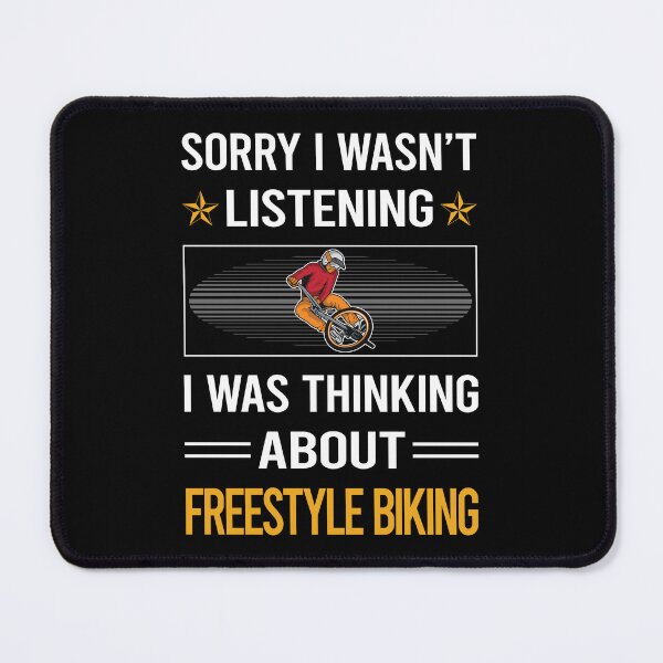 Item preview, Funny Listening Freestyle Biking designed and sold by jiggleterrified.