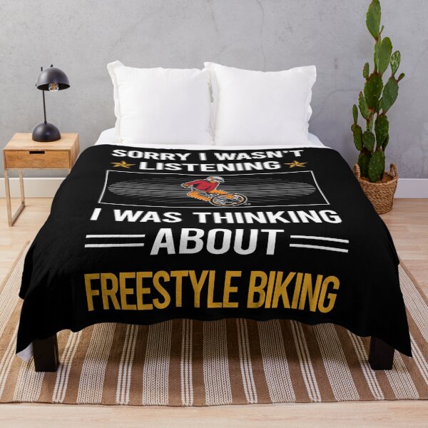 Item preview, Funny Listening Freestyle Biking designed and sold by jiggleterrified.