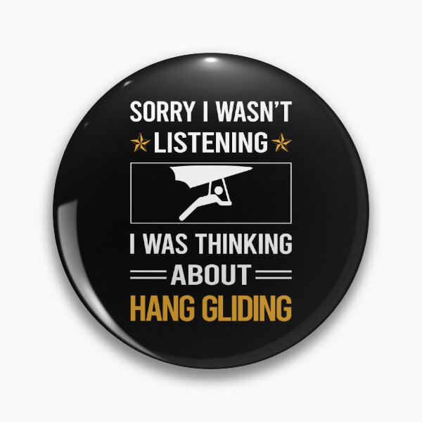 Item preview, Funny Listening Hang Gliding Glider designed and sold by jiggleterrified.