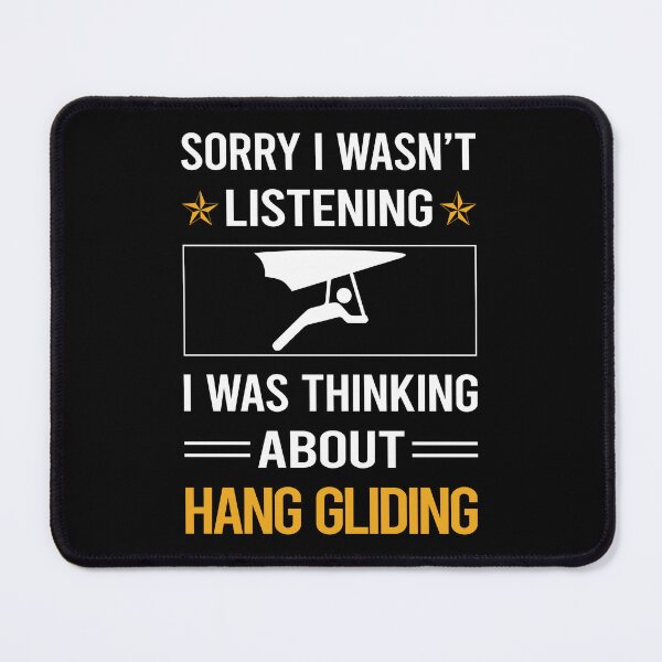 Item preview, Funny Listening Hang Gliding Glider designed and sold by jiggleterrified.