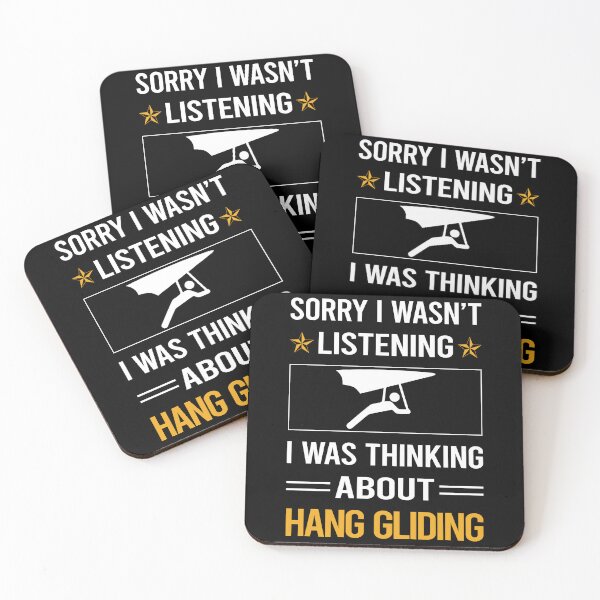Item preview, Funny Listening Hang Gliding Glider designed and sold by jiggleterrified.