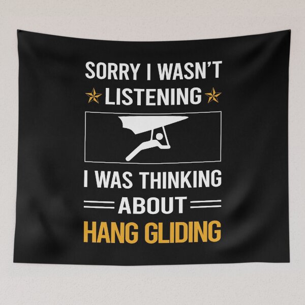 Item preview, Funny Listening Hang Gliding Glider designed and sold by jiggleterrified.