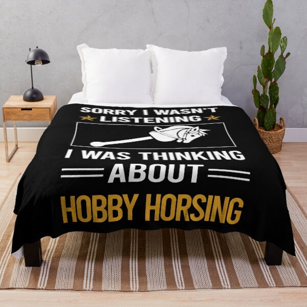 Item preview, Funny Listening Hobby Horsing Horse Hobbyhorsing Hobbyhorse designed and sold by jiggleterrified.