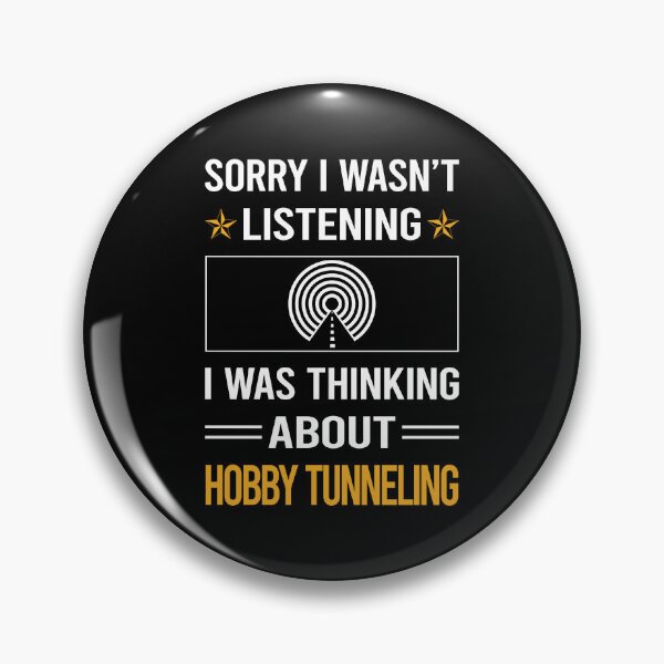 Item preview, Funny Listening Hobby Tunneling designed and sold by jiggleterrified.