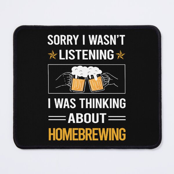 Item preview, Funny Listening Homebrewing Homebrew Homebrewer Beer Home Brew Brewing Brewer designed and sold by jiggleterrified.