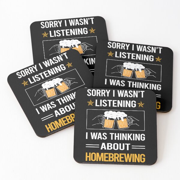 Item preview, Funny Listening Homebrewing Homebrew Homebrewer Beer Home Brew Brewing Brewer designed and sold by jiggleterrified.