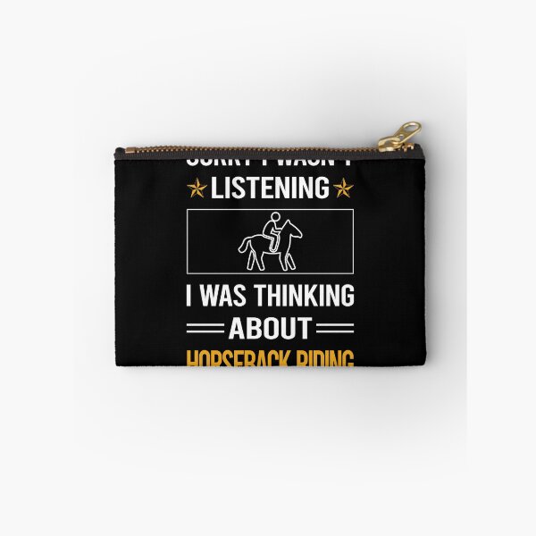 Item preview, Funny Listening Horseback Riding Horse Riding designed and sold by jiggleterrified.