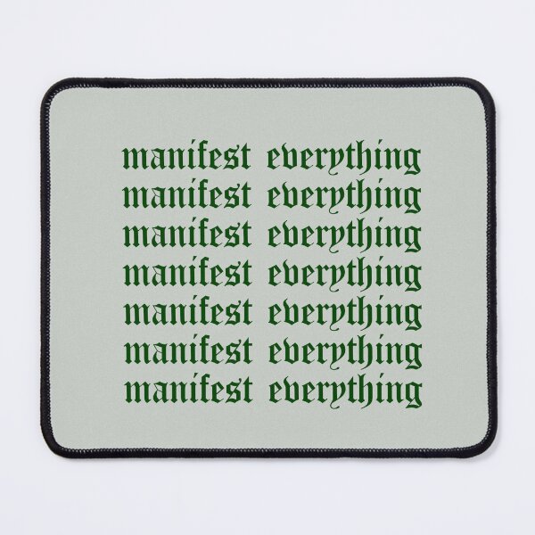 Item preview, Manifest Everything Sage Green  designed and sold by GRETKA.