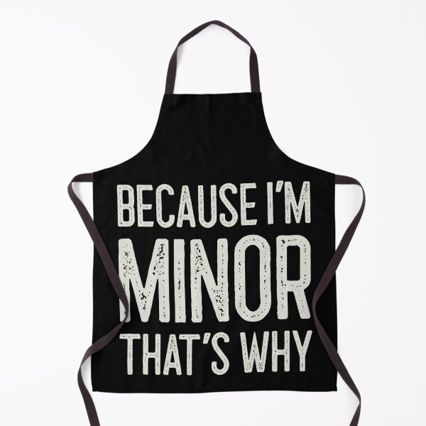 Item preview, Because I’m Minor That’s Why Funny Personalized Name designed and sold by MariosNydras.