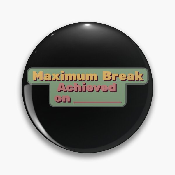 Item preview, Maximum Break Achieved Sticker designed and sold by Cue-.