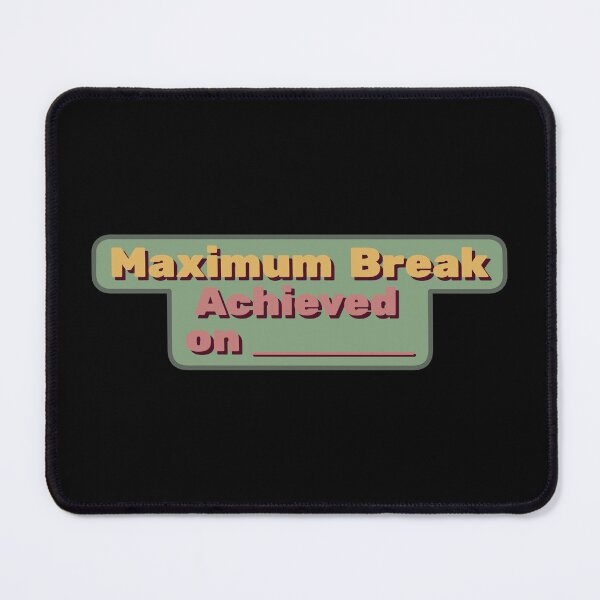 Item preview, Maximum Break Achieved Sticker designed and sold by Cue-.