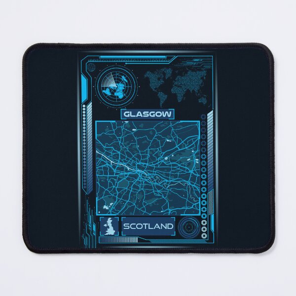 Item preview, GLASGOW MAP UNITED KINGDOM designed and sold by hatimelhag.