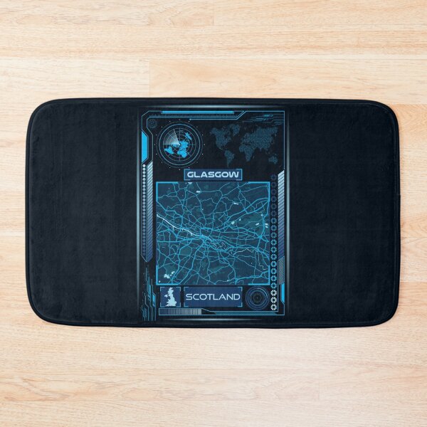 Item preview, GLASGOW MAP UNITED KINGDOM designed and sold by hatimelhag.