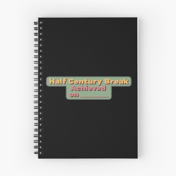 Item preview, Half Century Break Achieved Sticker designed and sold by Cue-.