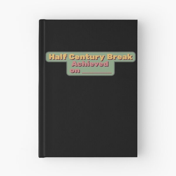 Item preview, Half Century Break Achieved Sticker designed and sold by Cue-.