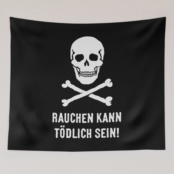 Item preview, Smoking can be deadly! (Skull) designed and sold by MrFaulbaum.