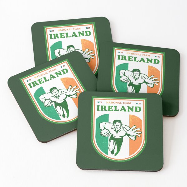 Item preview, Ireland National Rugby Team Emblem designed and sold by Salukeart.