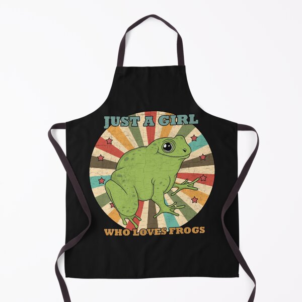 Item preview, Just A Girl Who Loves Frogs designed and sold by ValentinaHramov.