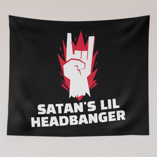 Item preview, Satan's Lil Headbanger designed and sold by WPahat.
