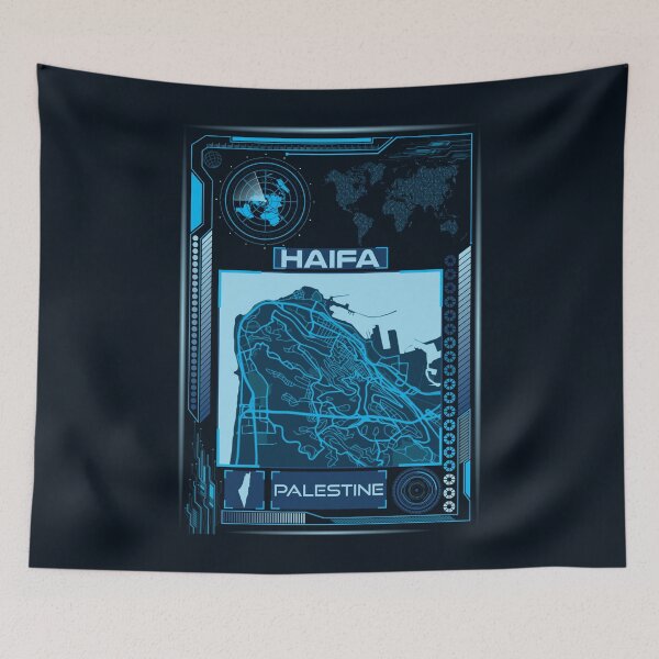 Item preview, HAIFA MAP PALESTINE designed and sold by hatimelhag.