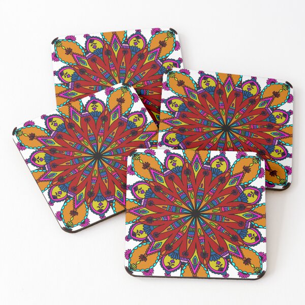Item preview, Warm Watercolor Floral Mandala By Metastudio designed and sold by metastudio.