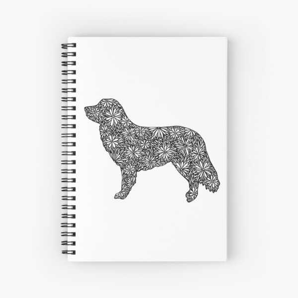 Nova Scotia Duck Tolling Retriever Part Of The Doodle Dog Collection Spiral Notebook By Kristinthornton Redbubble