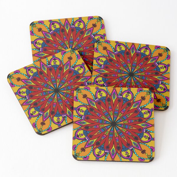 Item preview, Warm Watercolor Floral Mandala By Metastudio designed and sold by metastudio.