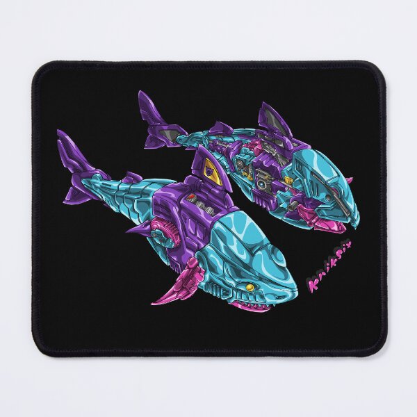 Item preview, halved robot shark not in formaldehyde designed and sold by kriksix.