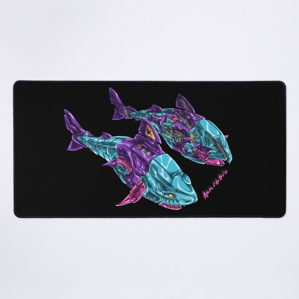 Item preview, halved robot shark not in formaldehyde designed and sold by kriksix.