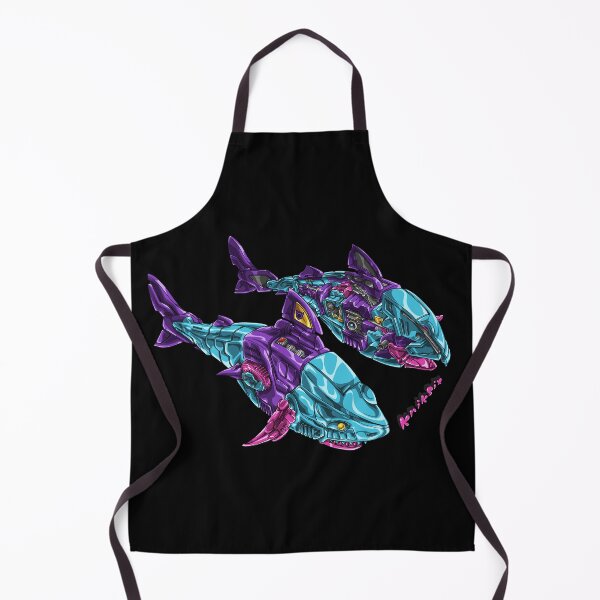 Item preview, halved robot shark not in formaldehyde designed and sold by kriksix.