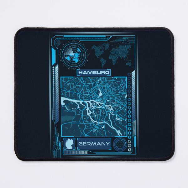 Item preview, HAMBURG MAP GERMANY designed and sold by hatimelhag.