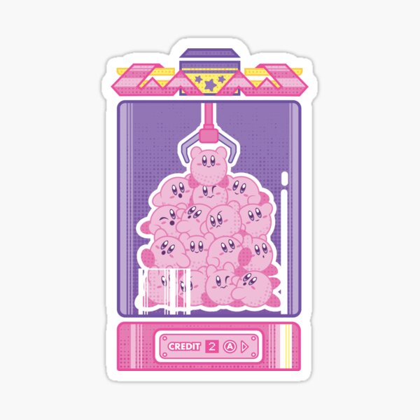 Kirby - Arcade Machine Sticker