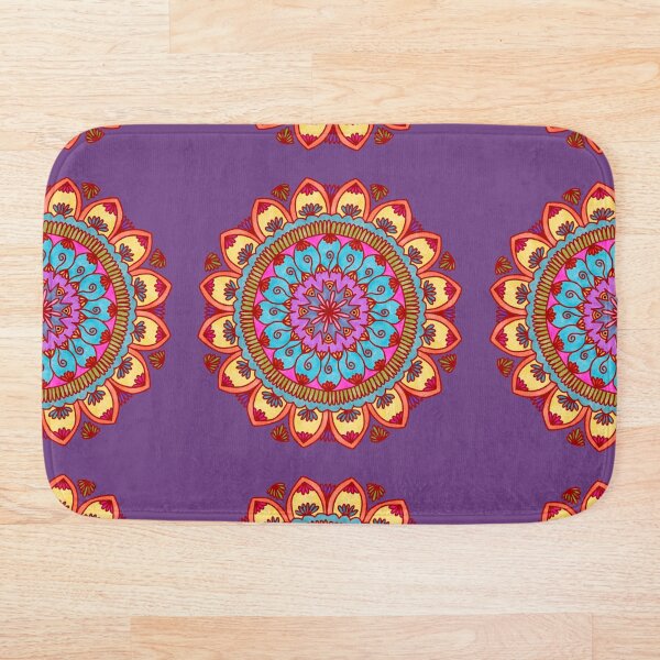 Item preview, Warm Watercolor Floral Mandala By Metastudio designed and sold by metastudio.