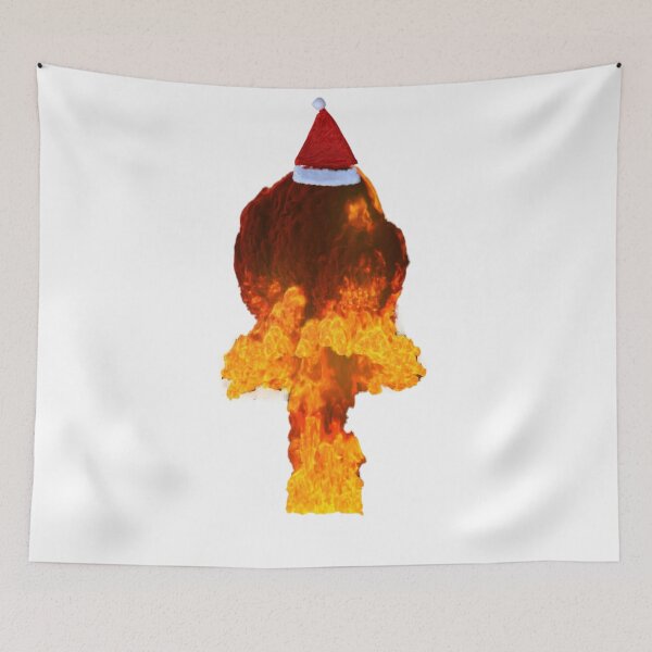 Item preview, Nuclear Explosion with Santa Hat designed and sold by dino8.