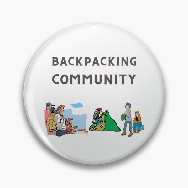 Artikelvorschau, BackPacking Community-Wanderdesign entworfen und verkauft von KmanDesigns.