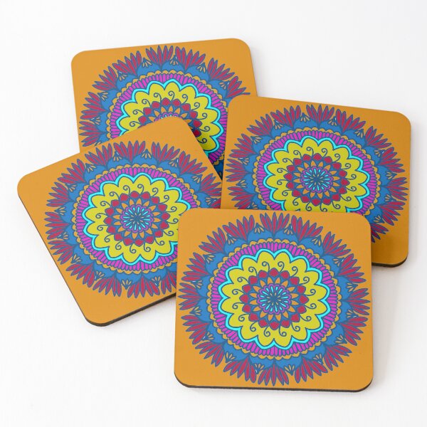 Item preview, Warm Watercolor Floral Mandala By Metastudio designed and sold by metastudio.