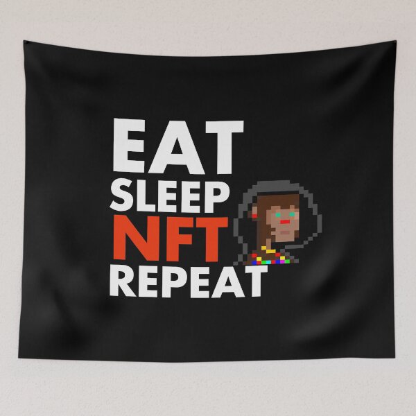 Item preview, Eat Sleep Collect NFT Crypto Monkey #48 designed and sold by patricklevar.