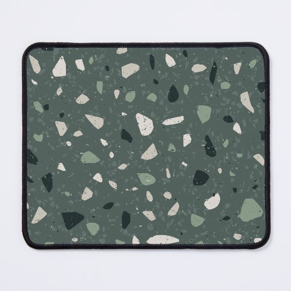 Item preview, Terrazzo Pattern in Green and White designed and sold by thesnowwhyte.