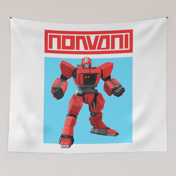 Item preview, Robot Hero Tee - Red and Blue designed and sold by allincolors.