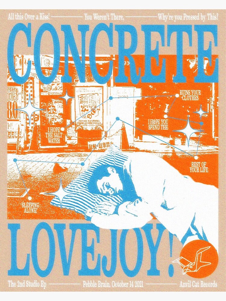 "Concrete Lovejoy" Poster for Sale by phrawgcraft Redbubble