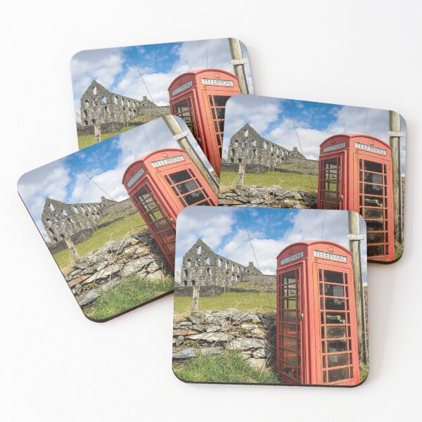 Item preview, Red Telephone Box and Slate Mill Ruins designed and sold by heidipics.