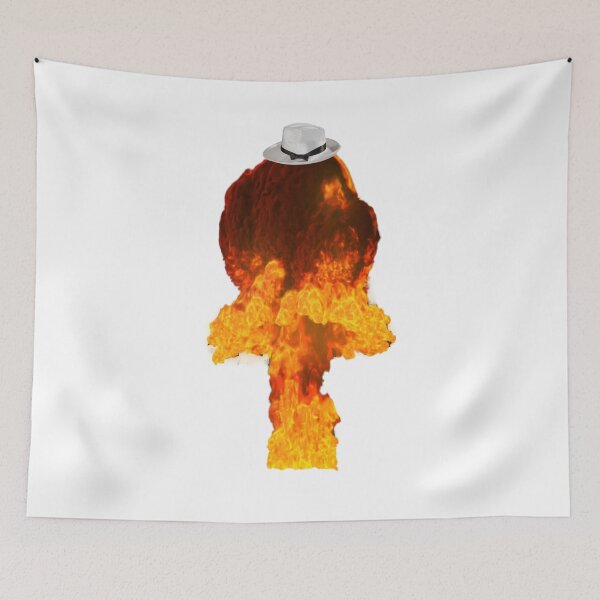 Item preview, Nuclear Explosion with White Hat designed and sold by dino8.