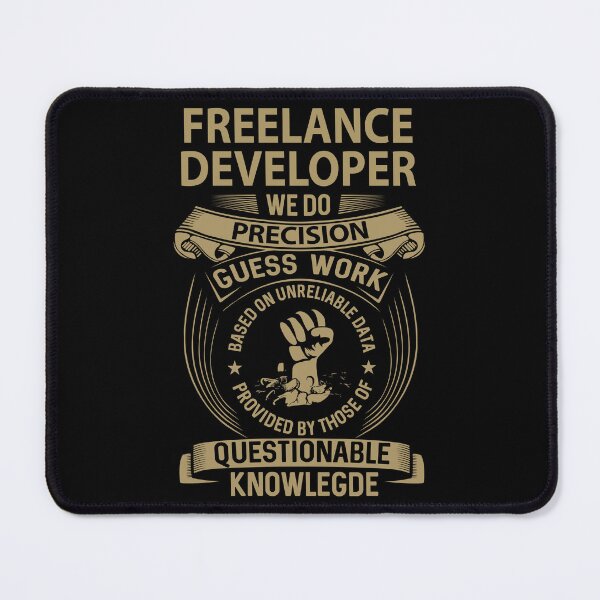 Item preview, Freelance Developer T Shirt - We Do Precision Job Gift Item Tee designed and sold by smueller39.