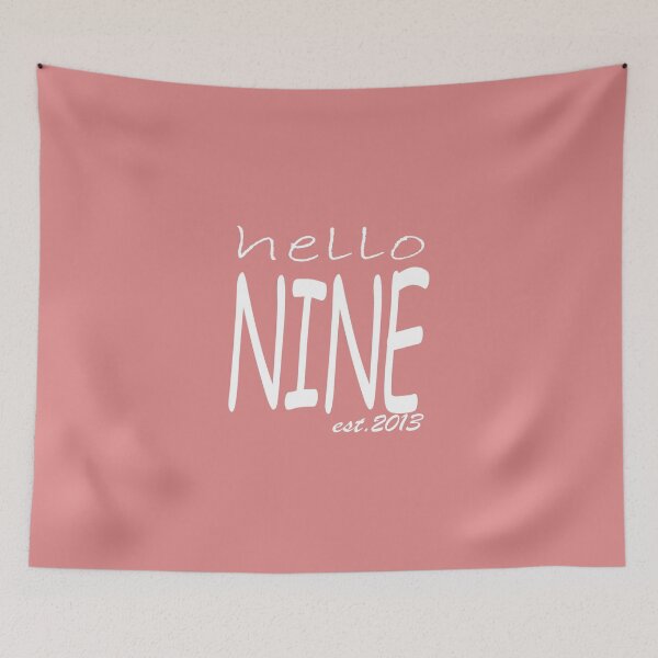 Item preview, Copy of Hello Nine , 9th Birthday , Est 2013  designed and sold by boyastore.