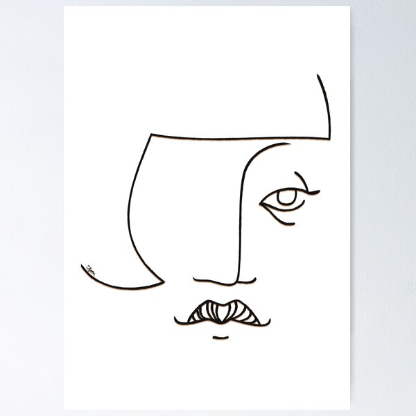 Item preview, Retrato de línea con bob designed and sold by ilaviuart.