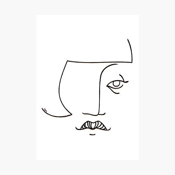 Item preview, Retrato de línea con bob designed and sold by ilaviuart.