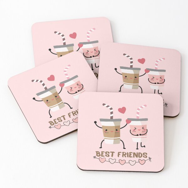 Item preview, Best friends,Bes-teas, cute boba best teas for best friends, love pun. Smiling friends and best friends forever  designed and sold by WhaleSharkShop.