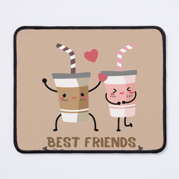 Item preview, Best friends,Bes-teas, cute boba best teas for best friends, love pun. Smiling friends and best friends forever designed and sold by WhaleSharkShop.
