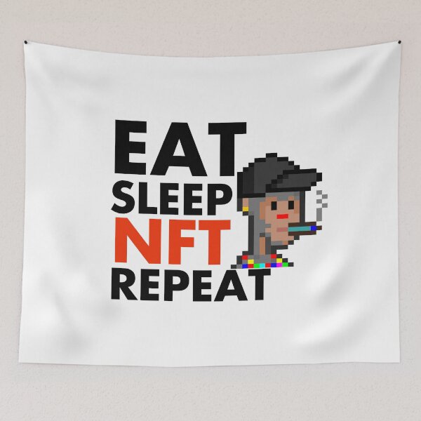 Item preview, Eat Sleep Collect NFT Crypto Monkey #49 designed and sold by patricklevar.